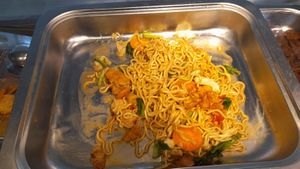 Lucky Noodles Vegan
 at Budha Travel Vegetarian  in Jimbaran