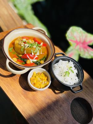 Chickpea and pumpkin curry   at Artisan Cafe & Eatery in Nha Trang