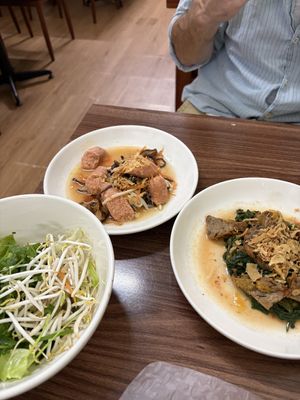 Vegan sausage - not the best looking but tasted good  at Katze in Hanoi