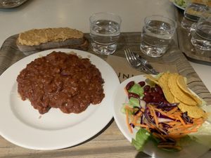 Vegan menu  at UniCafe Kaivopiha in Helsinki