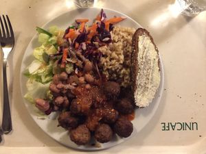 Typical unicafe food at UniCafe Kaivopiha in Helsinki