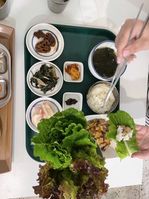 Ssambap + side dishes  at Kongalne - 콩알네 in Jeonju