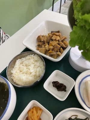 Tofu ssambap  at Kongalne - 콩알네 in Jeonju