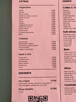   at Pizzeria Pino in Piran