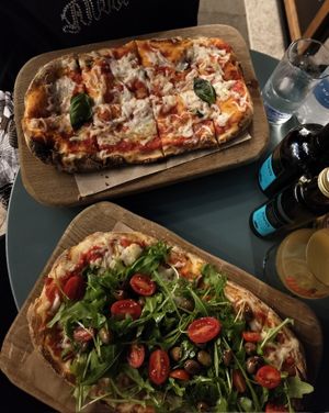 Marga vega (Top) and Primavega (Bottom) at Pizzeria Pino in Piran