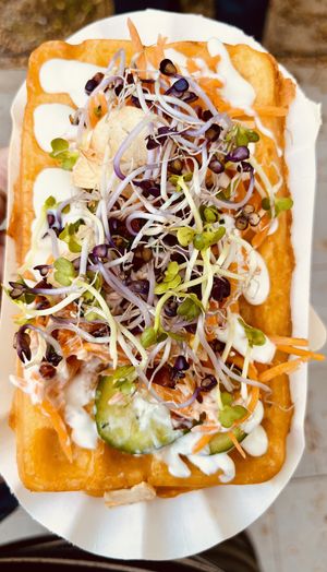 Supernova Kartoffelwaffel  at Vegan Spaceboy in Moenchengladbach