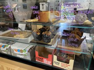 Cakes at Black Cat in East London