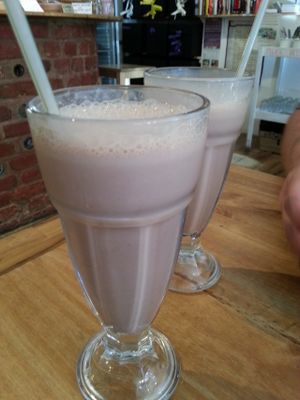 Vegan milkshakes at Black Cat in East London