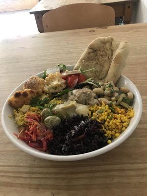 Salad bowl - delicious! at Black Cat in East London