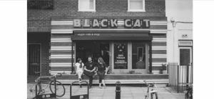 Carla (left) Nacho (Center) Unknown vegan  (Right)  at Black Cat in East London