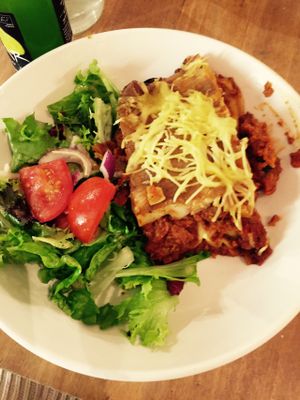 Lasagna  at Black Cat in East London