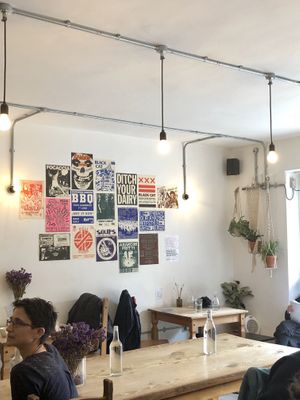 Inside at Black Cat in East London