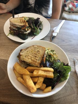 Chorizo spread sandwich x 2   at Black Cat in East London