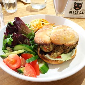 seitan sandwich  at Black Cat in East London