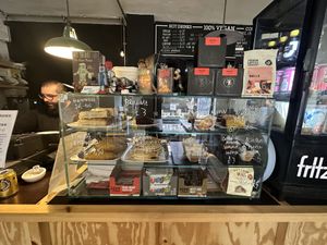 Marco running things beautifully  #Veganuary at Black Cat in East London