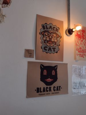 Black Cat Posters at Black Cat in East London