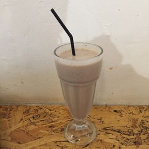choc and peanut butter shake at Black Cat in East London