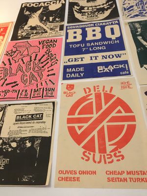 Cool decor   at Black Cat in East London