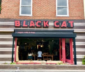 front with open air windows :)) at Black Cat in East London