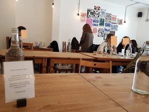 interior at Black Cat in East London