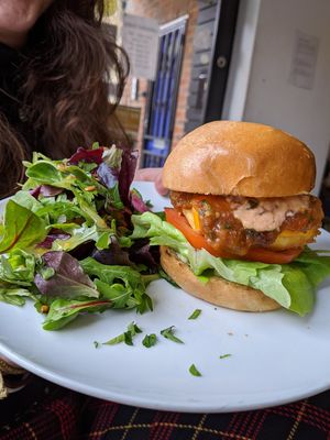 crispy tofu at Black Cat in East London