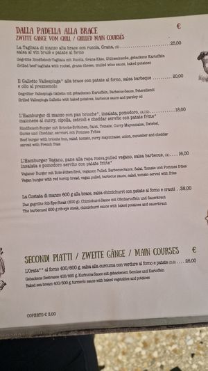 Has vegan burger at Ai Conti in Arco