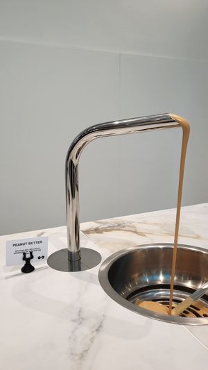 Vegan peanut butter sauce at YO-BAR in Collingwood