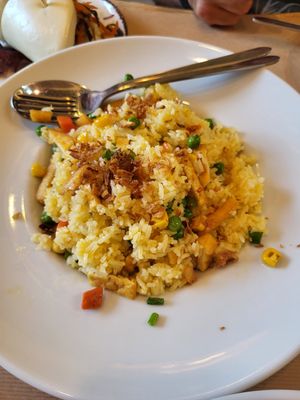 Vegan Fried rice at Thang Long Vietnamese Restaurant in Athens