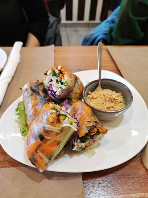Vegan Fresh rolls at Thang Long Vietnamese Restaurant in Athens