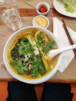 Vegan Pho at Thang Long Vietnamese Restaurant in Athens