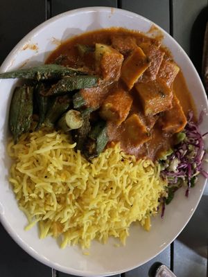 Chick fu curry  at Pondicheri in Houston