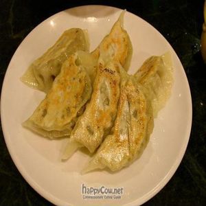 Veggie gyoza! at Roran in Tokyo