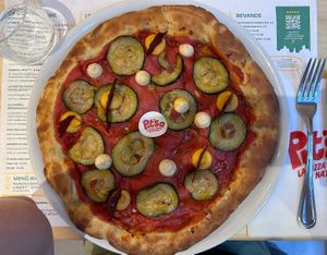 ‘Zucchina curiosa'  at Pit'sa in Milan