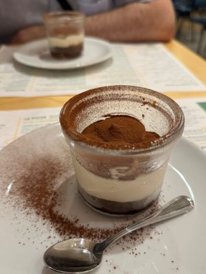 Vegan tiramisu!!!! at Pit'sa in Milan