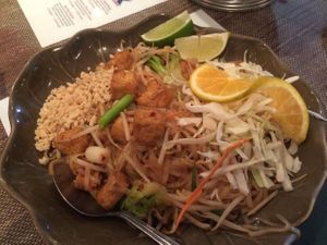 Vegan Pad Thai at Sawasdee Thai Cuisine in San Antonio