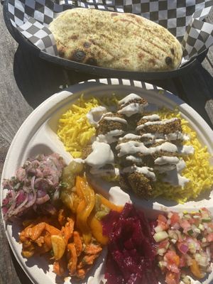   at Falafelove in Eureka
