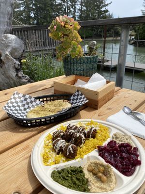   at Falafelove in Eureka