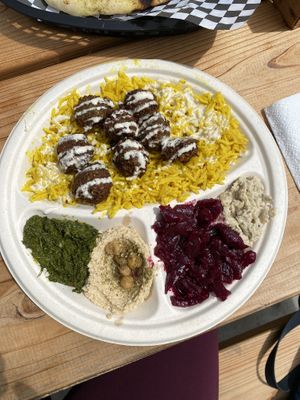   at Falafelove in Eureka