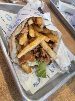 Vegan gyro pita  at Gyro Concept Easton in Easton