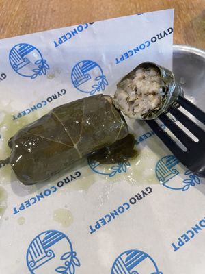 Grape leaves  at Gyro Concept Easton in Easton