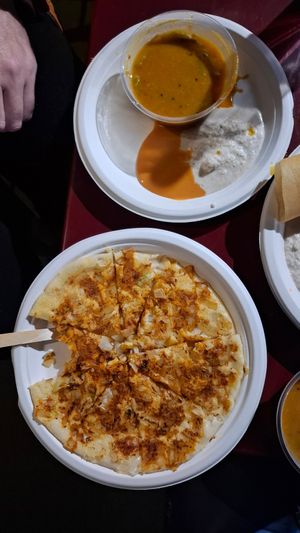 Onion uttapam at Dosa Corner  in Auckland