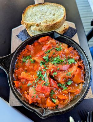 Shakshouka at Bitter in Tirana