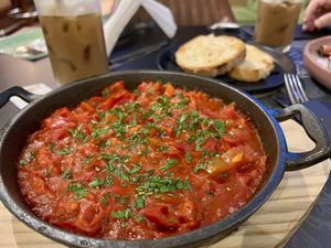 Vegan shakshuka   at Bitter in Tirana