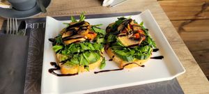 The avocado toast at Bitter in Tirana