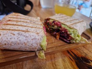 Falafel Wrap at PLANT SHACK - Palma City in Mallorca