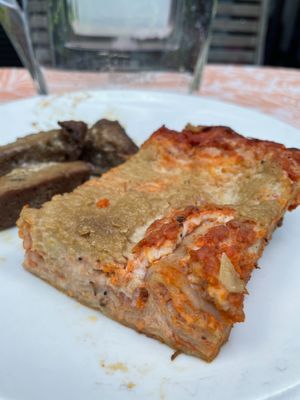 Lasagna di soia e seitan at La Pentola Vegana in Monza