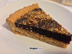 Hazelnuts chocolate cake at La Pentola Vegana in Monza