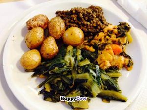 Mixed veggies at La Pentola Vegana in Monza