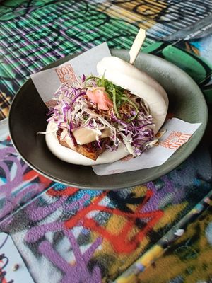 Teriyaki Tofu Bao (VG) at Burner Bar in Prahran