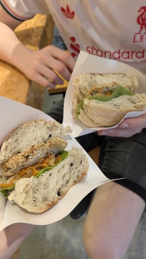 Special sandwich of the day at 日Rise in Macau